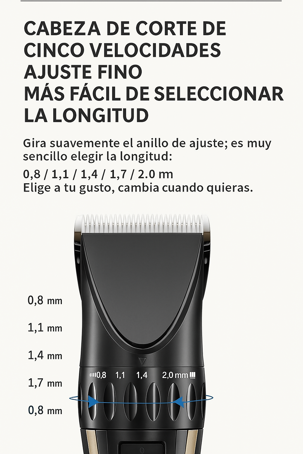 Máquina Cortapelo Mascota Premium