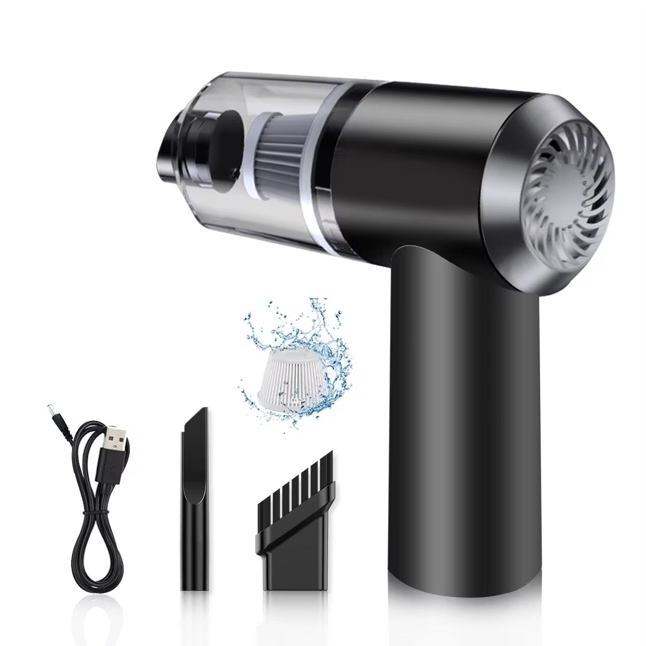 Aspiradora Portátil para Auto - Potencia y limpieza al instante